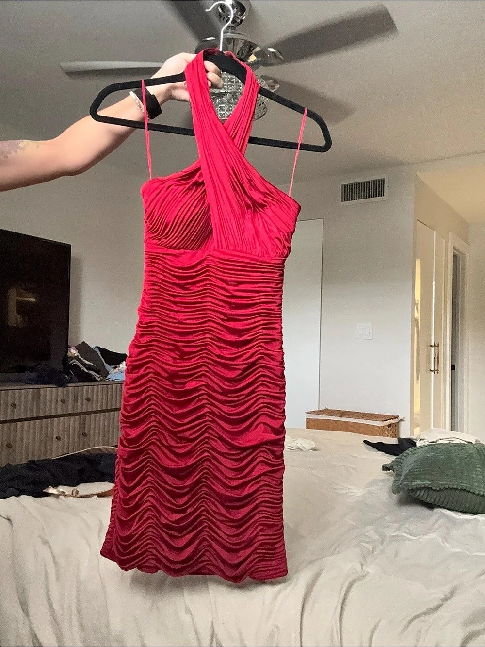 Jovani Halter Mini Dress